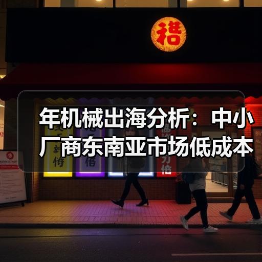 年机械出海分析：中小厂商东南亚市场低成本试单路径