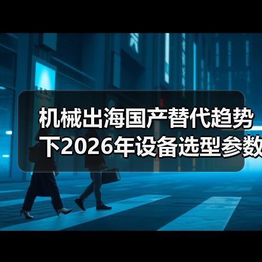 机械出海国产替代趋势下2026年设备选型参数对比要点